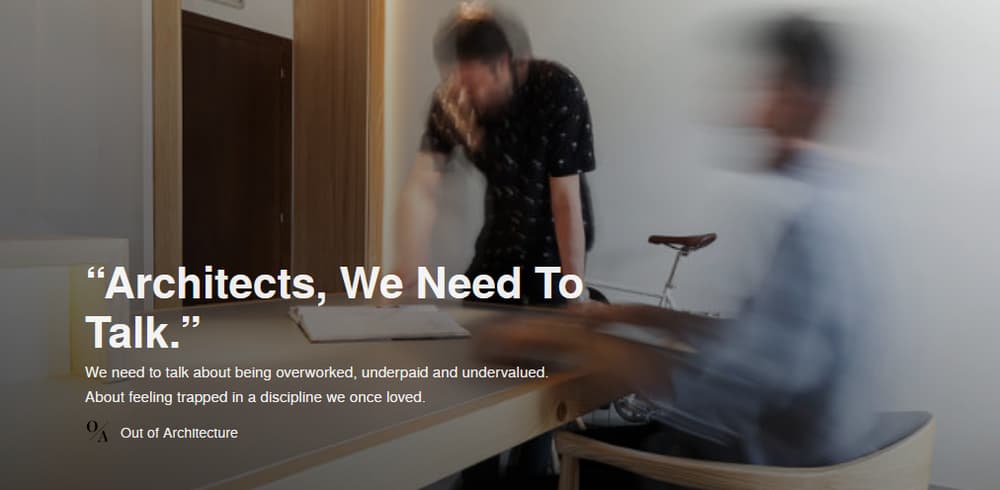Architizer: "Architects, We Need To Talk"